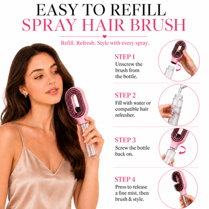 2-in-1 Mist & Detangle Hairbrush